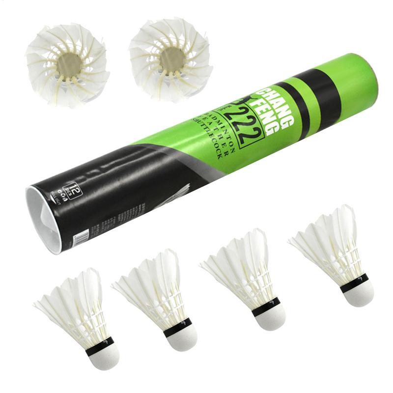12Pc Badminton Shuttlecock Fea - Badminton Raket recension och pris